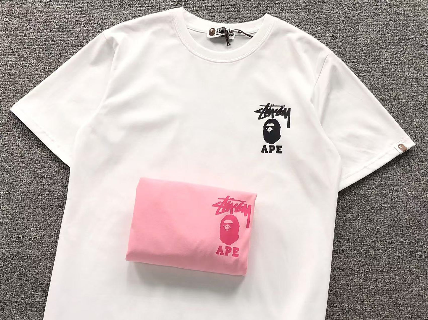 Bape x Stussy Tshirt