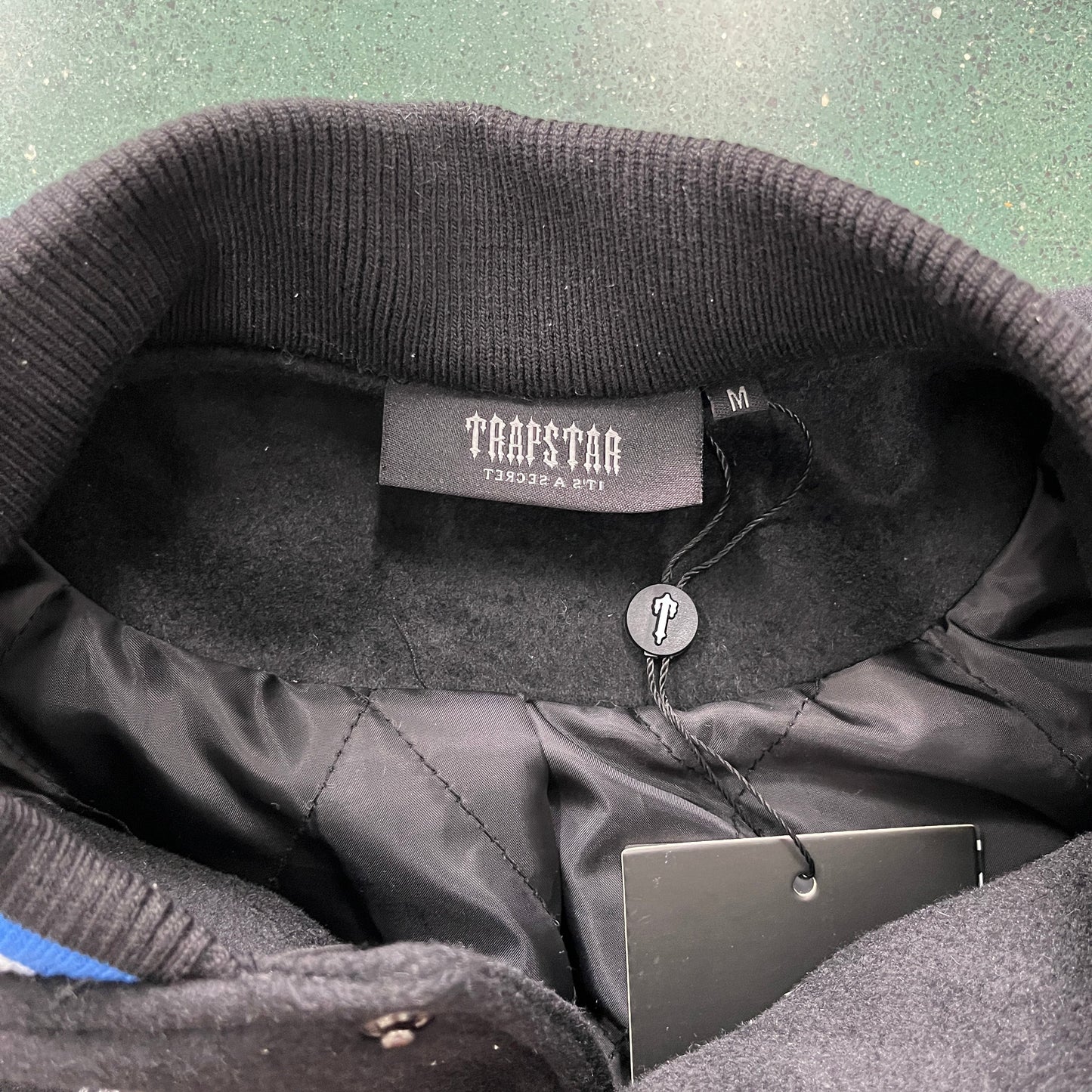 Trapstar Varsity Jacket Couro Legítimo