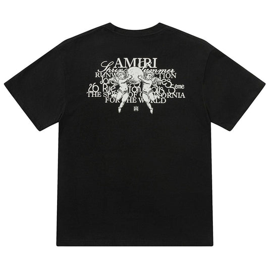 AMRI Crew Neck Unisex Street Style Plain Cotton T-Shirt