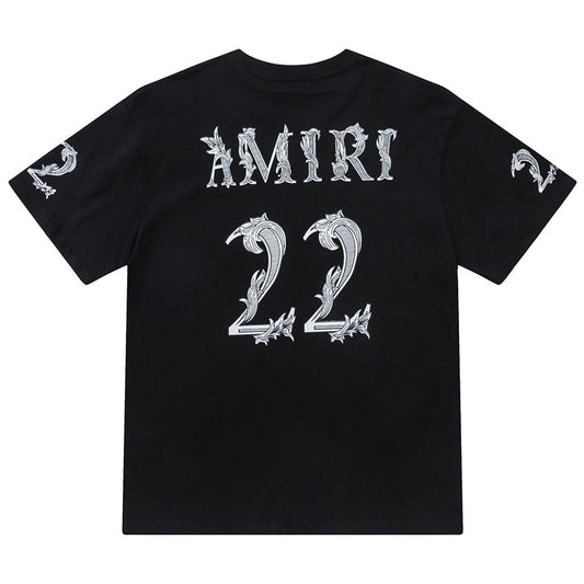 AMRI 22 Logo-Printed Crewneck T-Shirt