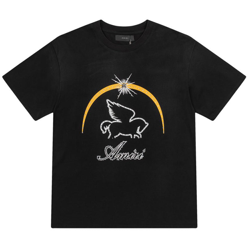 AMRI Crystal Pegasus Graphic T-Shirt