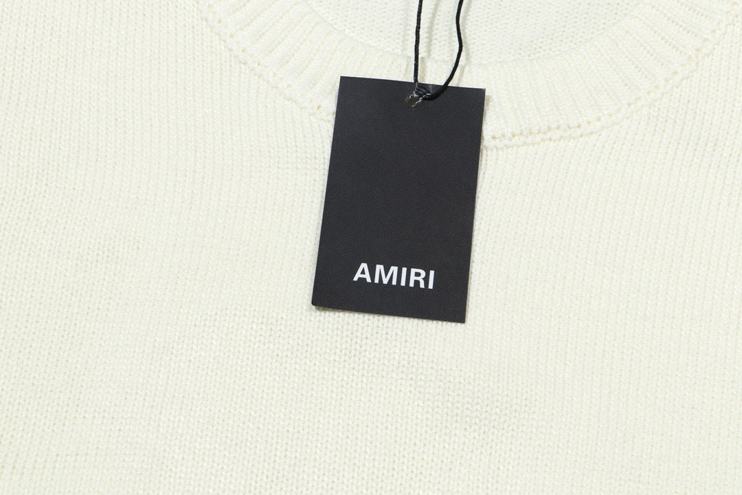 AMRI Logo-Embossed Fine Knit Jumper