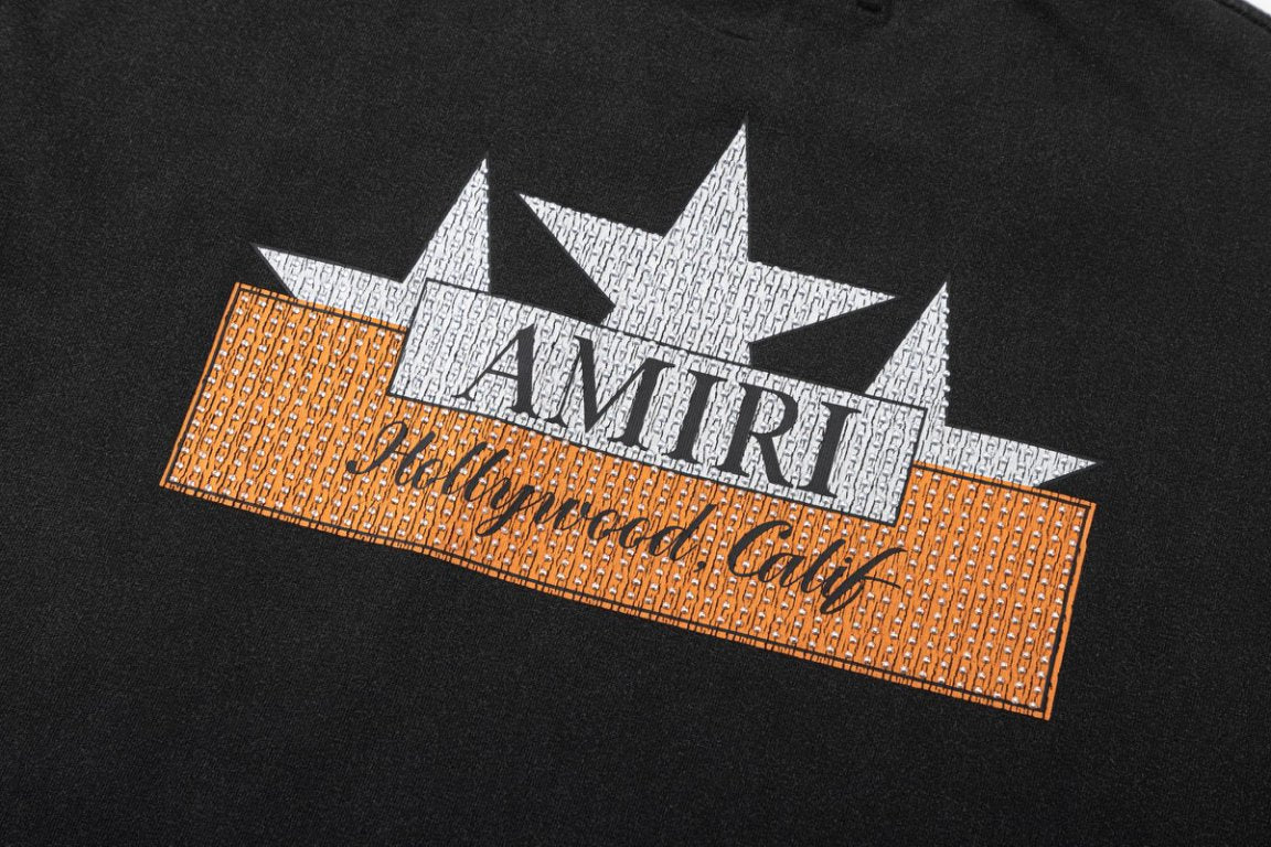 AMRI Vintage Crystal Star T-Shirt