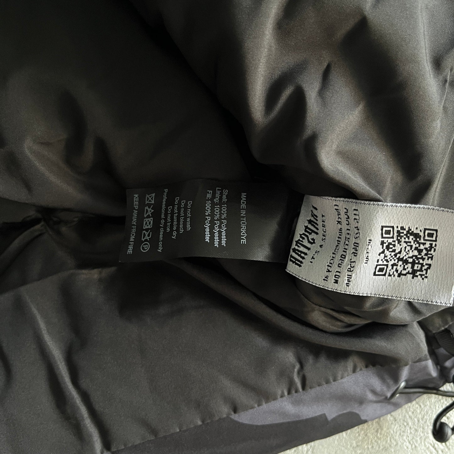 Trapstar Puffer Jacket Hyperdrive Technical Black Tiger Camo