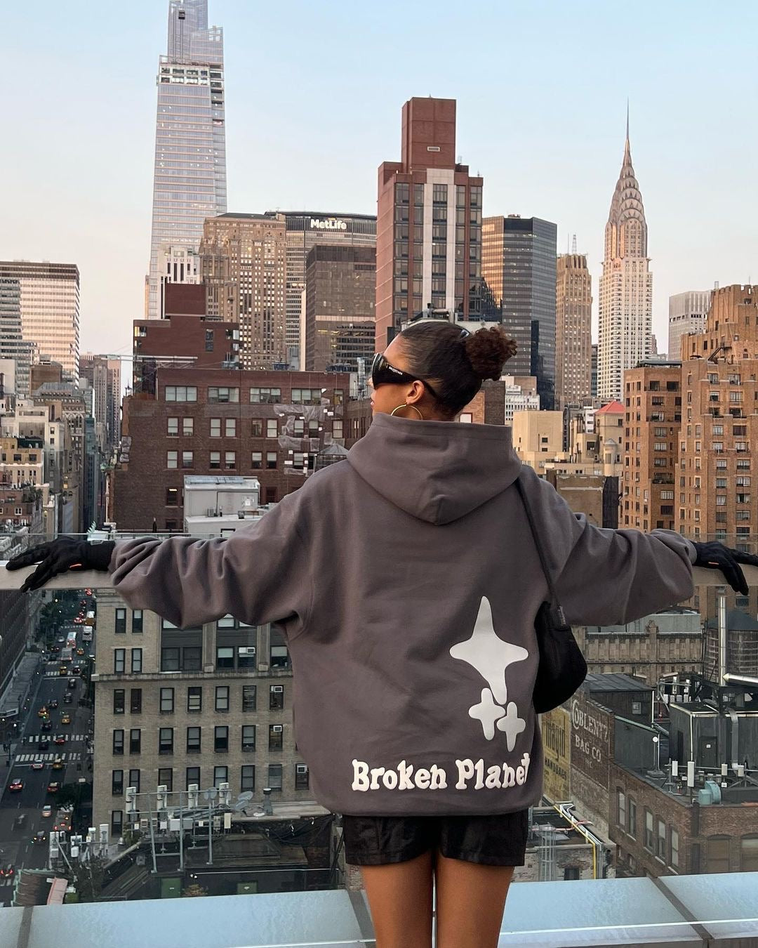 Broken P Universe Black Hole Hoodie