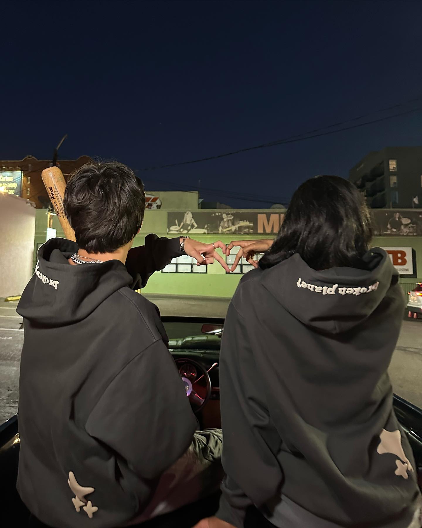 Broken P Far Side Of The Moon Hoodie