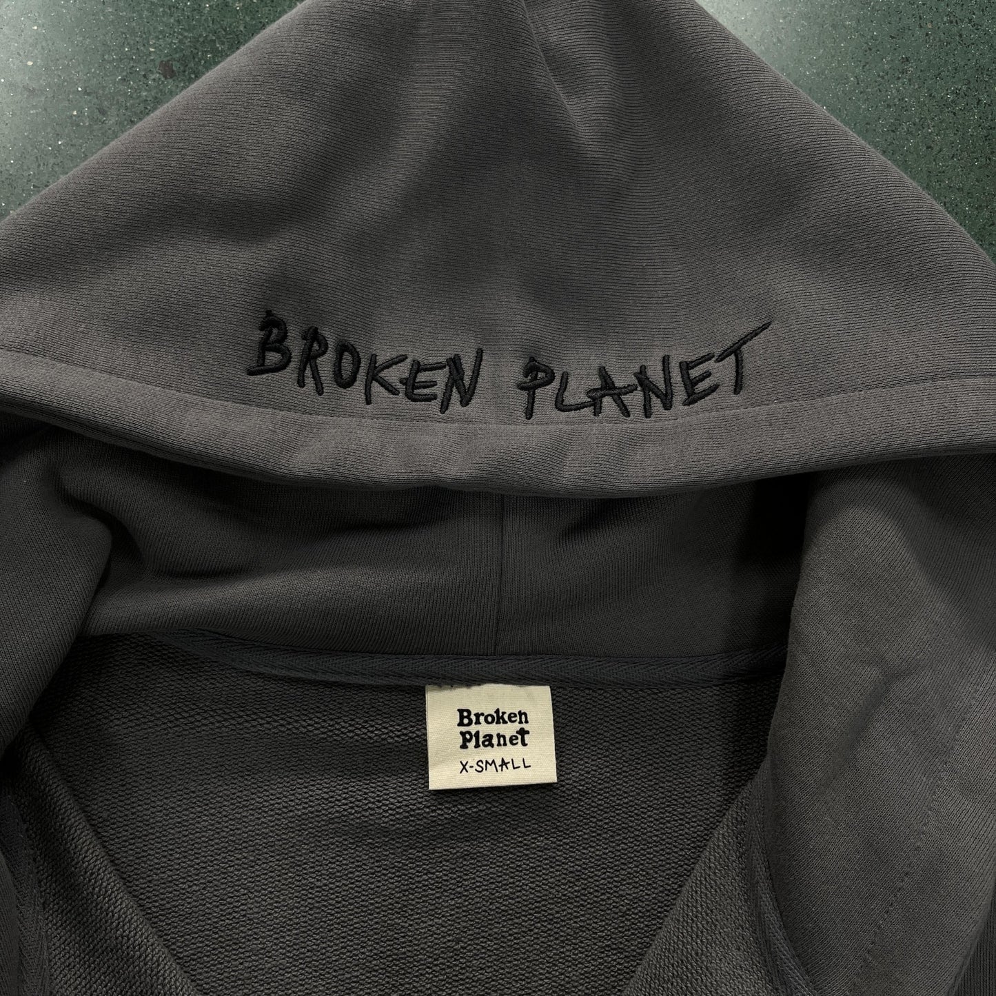 Broken P Planet Zip Up Hoodie