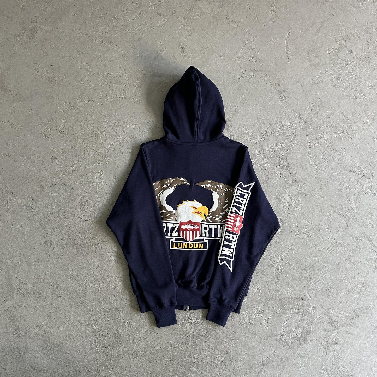 Corteiz Eagle Three-Dimensional Print Hoodie