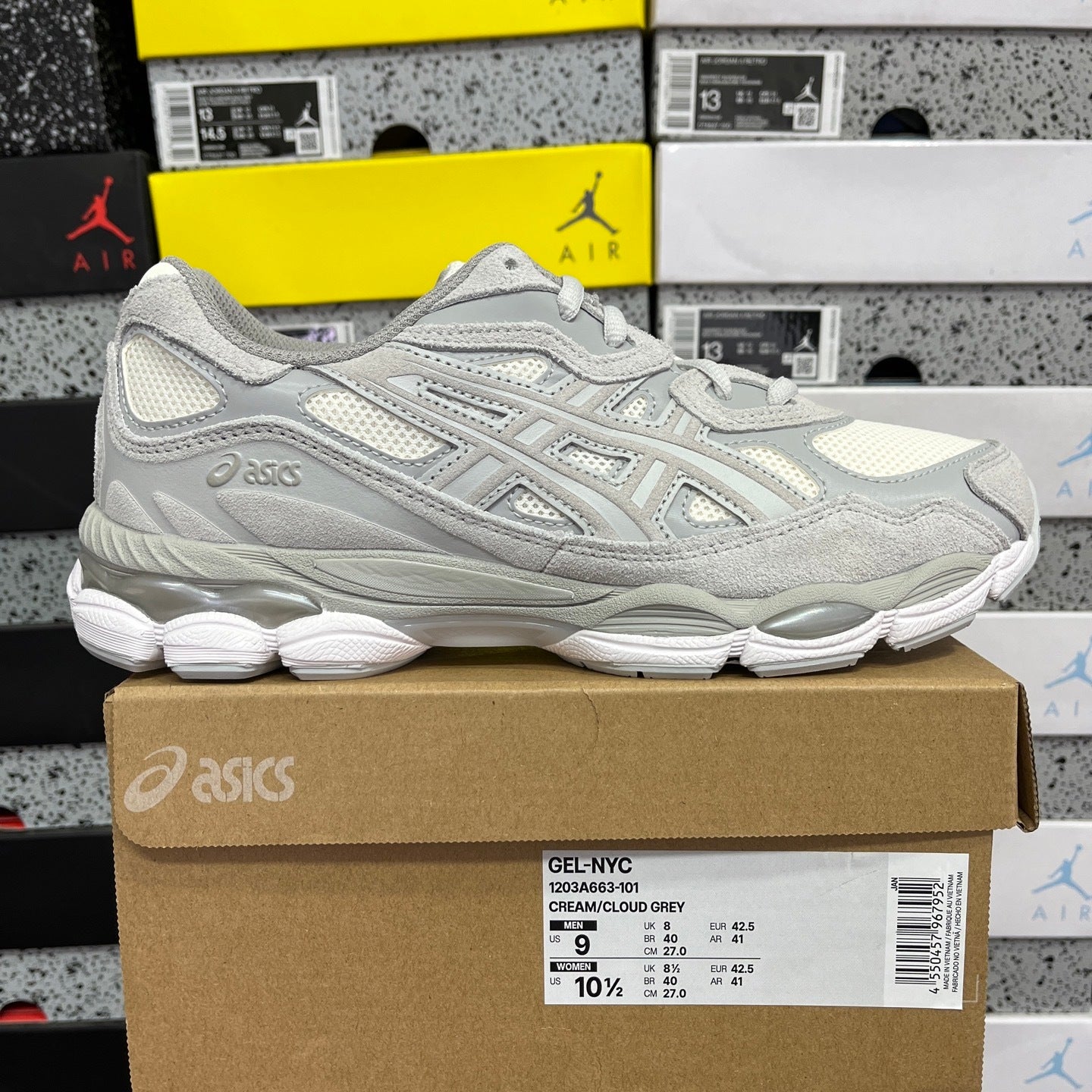 ASICS Gel-NYC Cream & Cloud Grey