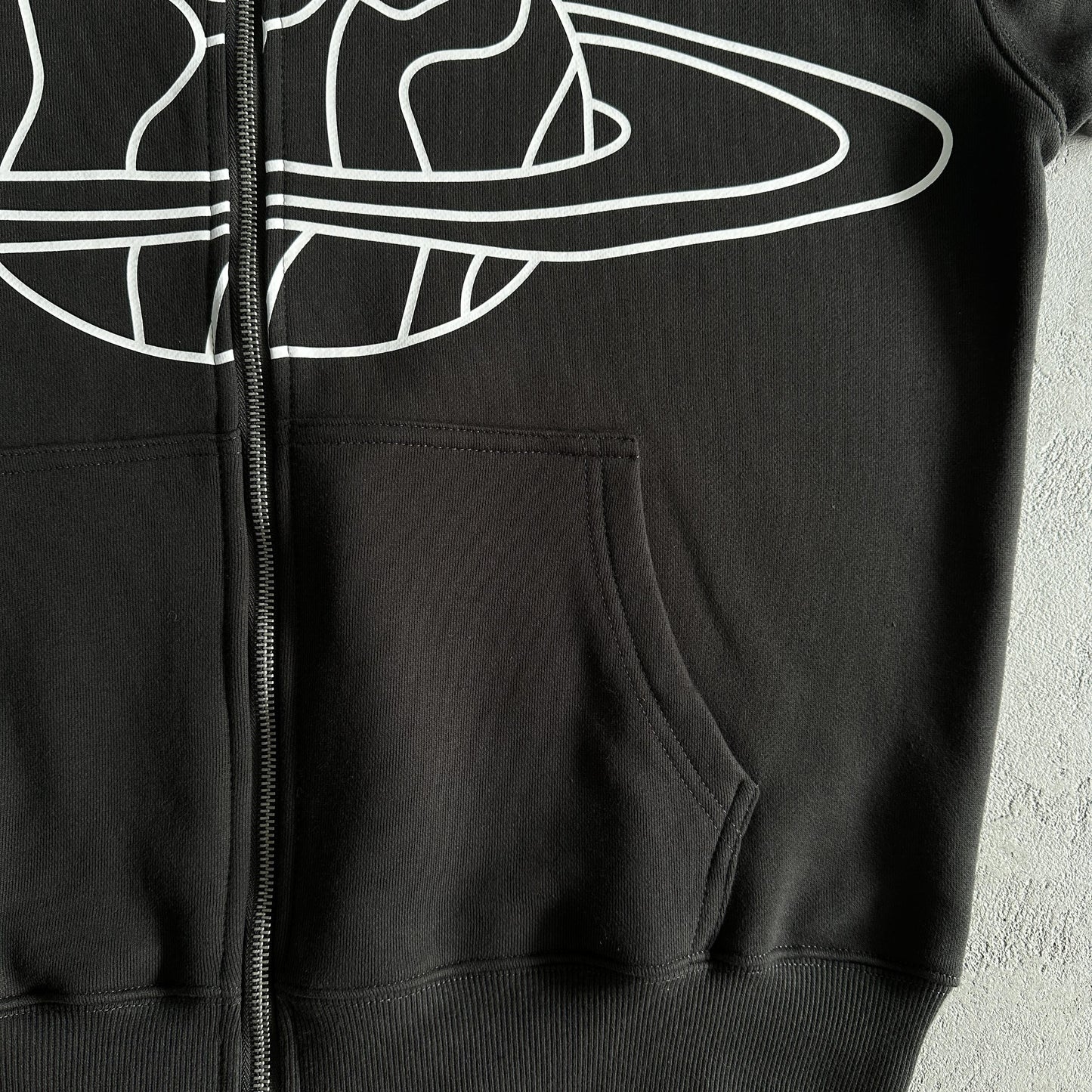 Broken P Zip Up Hoodie