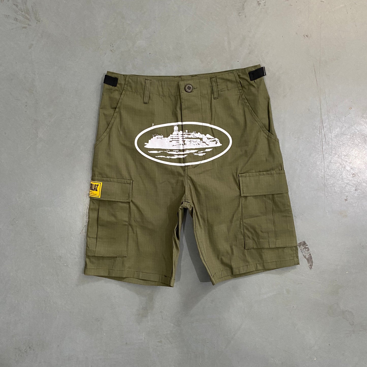 Corteiz Alcatraz Cargo Shorts v1:1