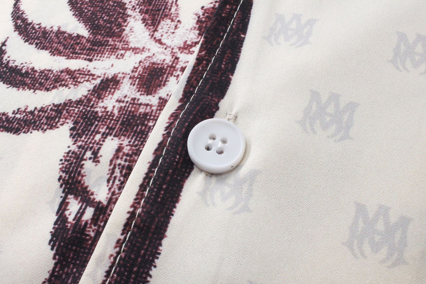 AMRI Twisted Palms silk shirt