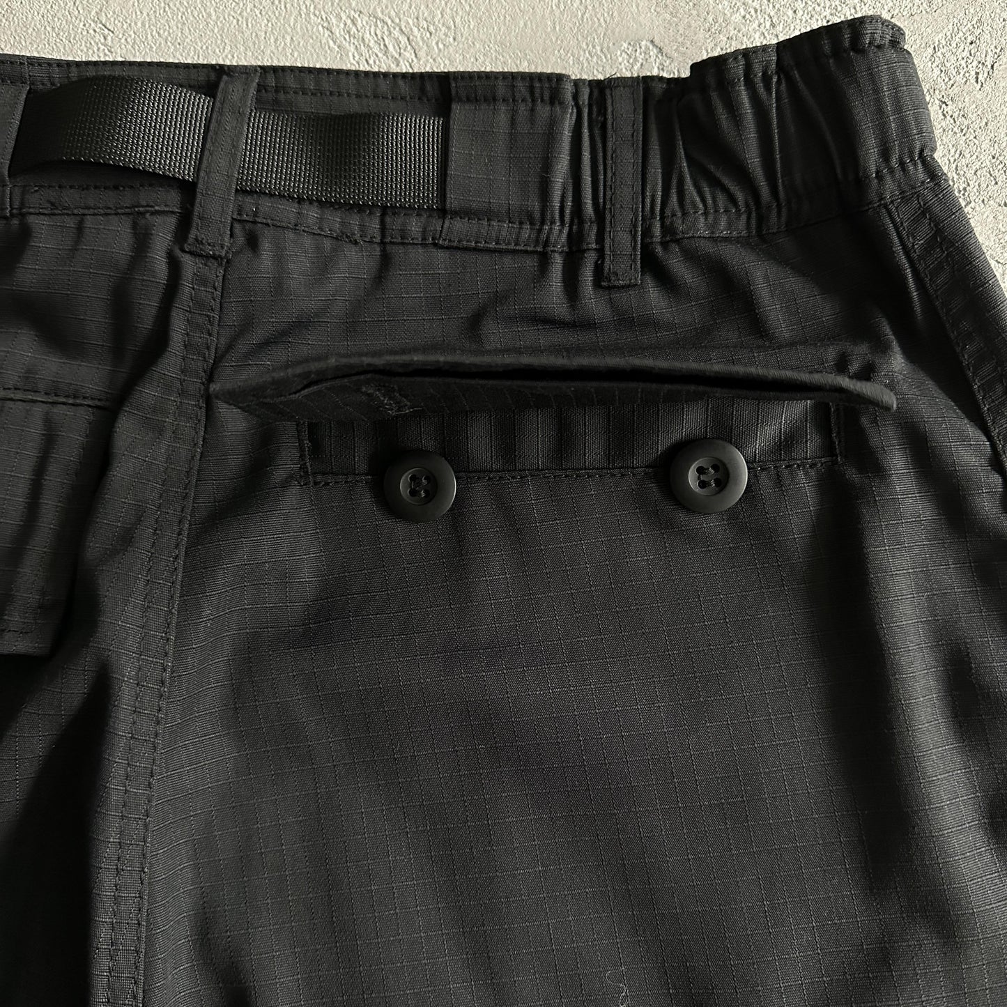 Corteiz Black Cargo Shorts