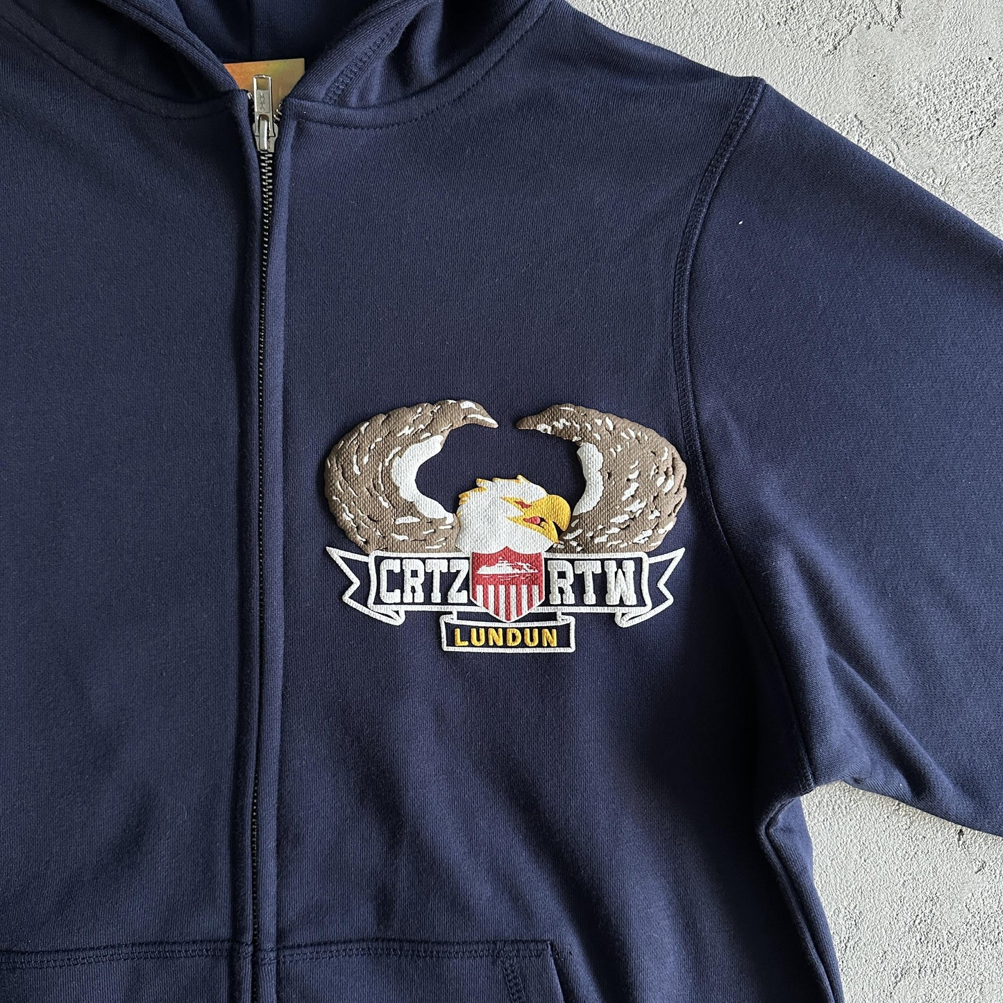 Corteiz Eagle Three-Dimensional Print Hoodie