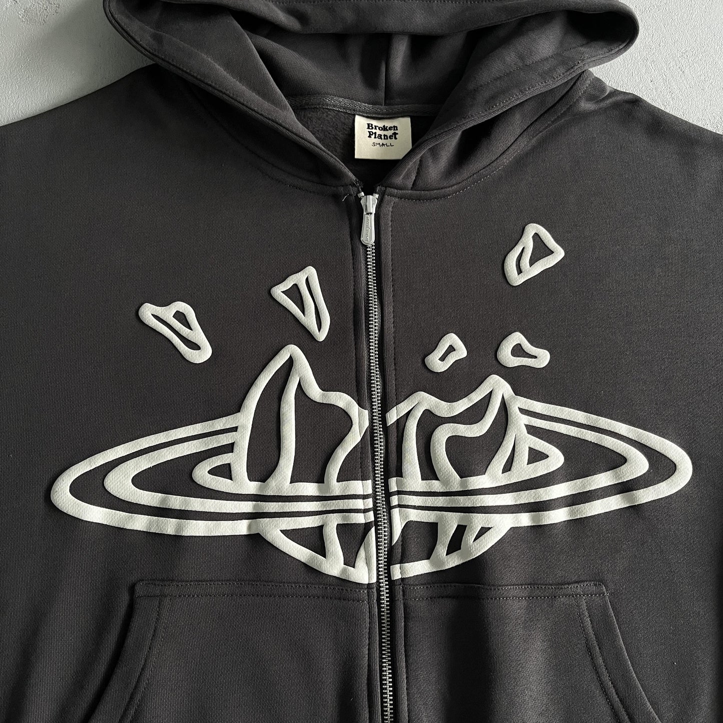 Broken P Double Zip Up Hoodie