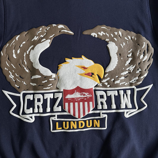 Corteiz Eagle Three-Dimensional Print Hoodie